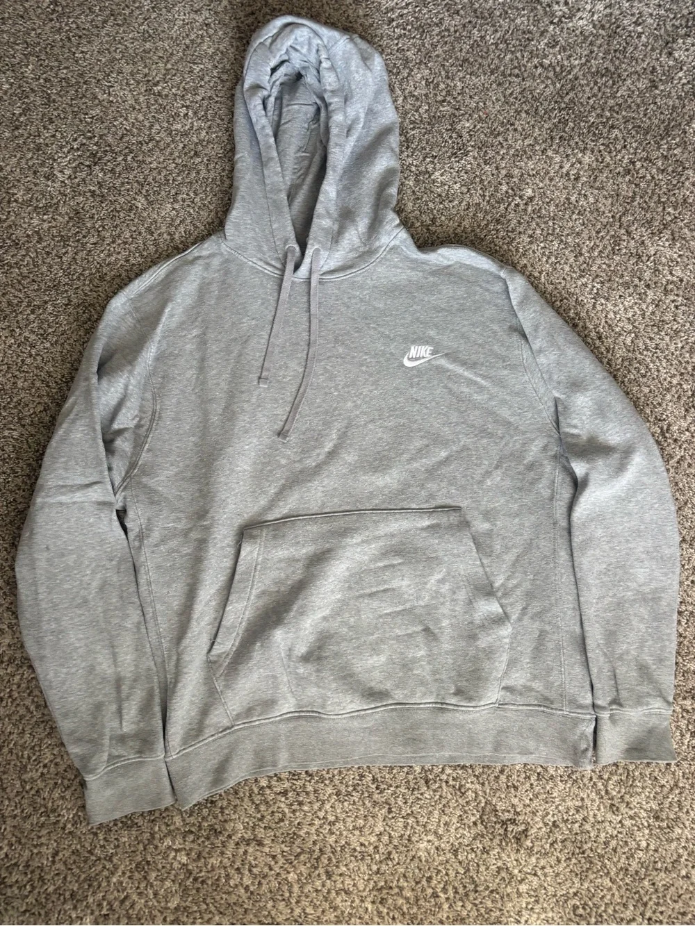 Nike Light Gray Hoodie and Joggers Sweat Set
